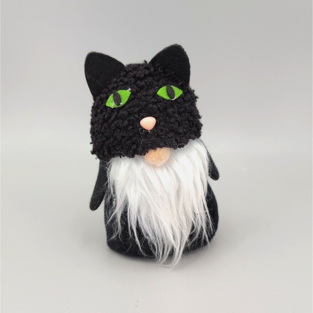 Plush Cat Halloween gnome‎